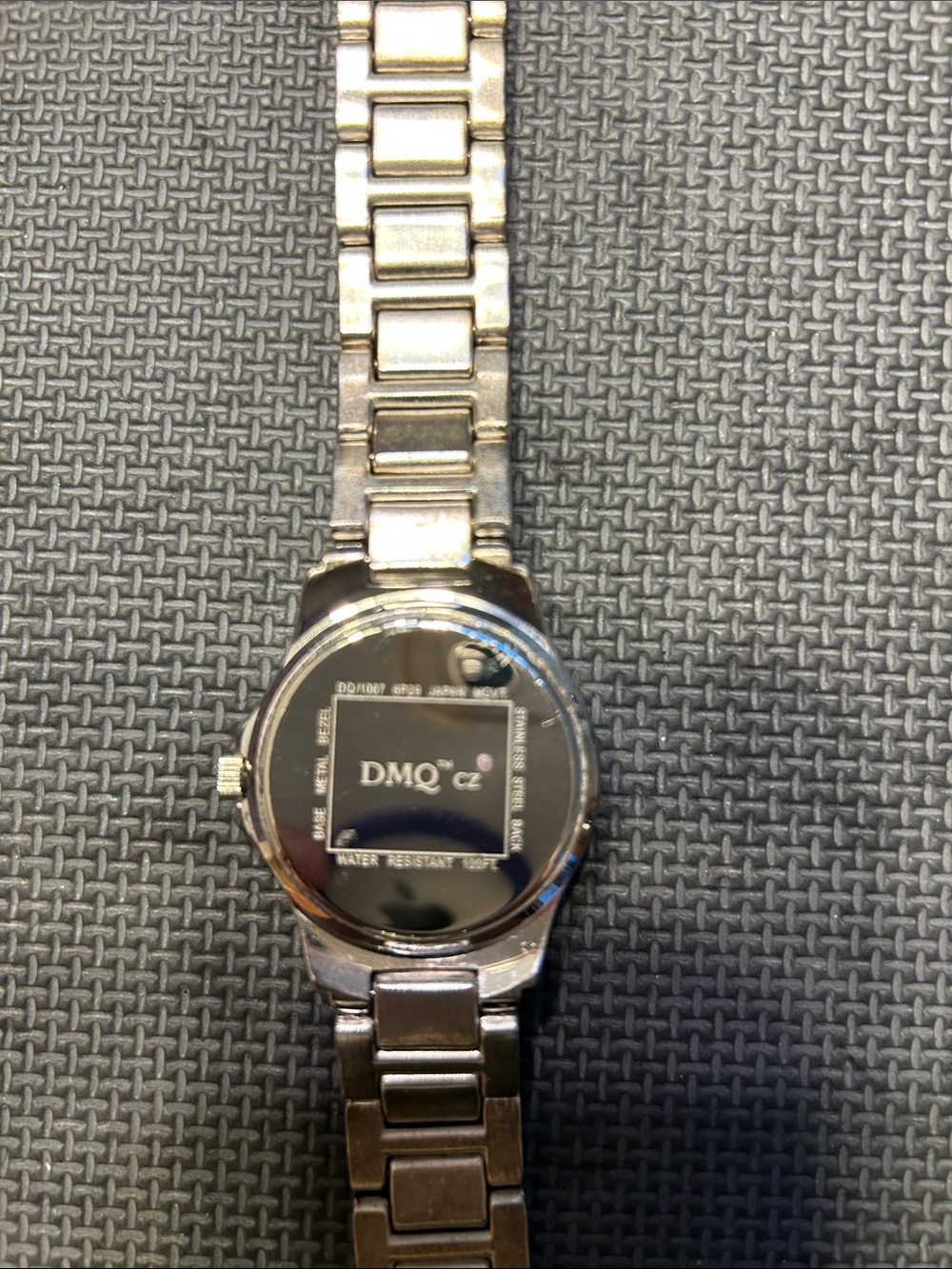 DMQ CZ Ladies Silver Tone Fashion Watch Japan Movement Working